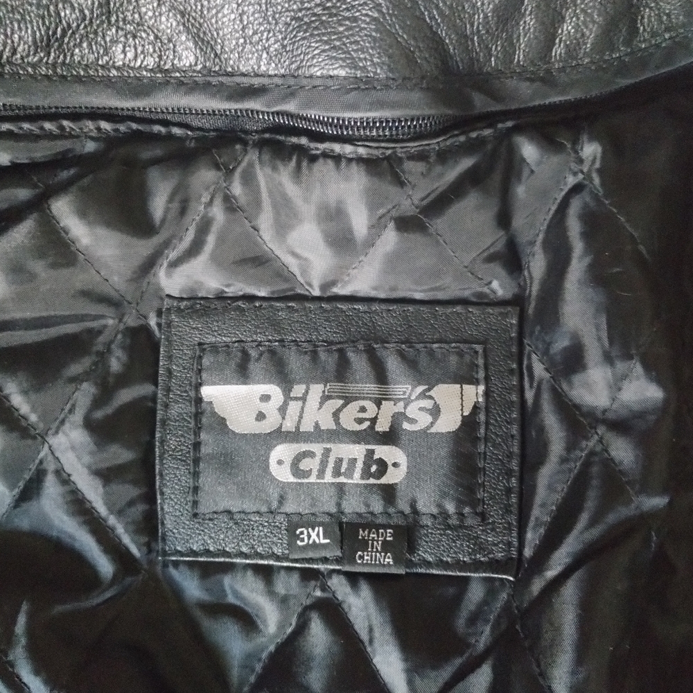 Leather coat with zip out liner